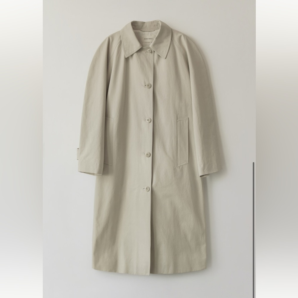 NWT Nothing Written 15TH / Volume balmacaan trench (Beige)